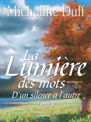 cover image of La Lumière des mots